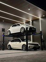 Lève-voiture à quatre poteaux pour berlines et SUV, équipement de garage pour garages domestiques et commerciaux