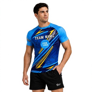 Camiseta de Compresión Rash Guard, Spandex/Poliéster, Corte Ajustado, para Boxeo, Personalizable, Resistente, 220g, Diseñada para Máxima Comodidad y Protección - Product Image 1