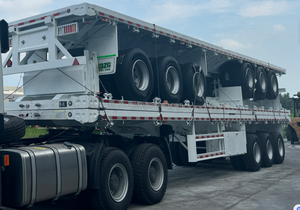 Sasis <span class=keywords><strong>Intermodal</strong></span> 40 kaki Trailer kontainer 20 kaki dengan Trailer datar Semi Trailer dengan kunci Putar - Product Image 3