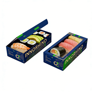 Cajas para Macarons con Logotipo Personalizado al por Mayor, Cajas Plegables para Pasteles, Galletas, Pan, Donuts, Sushi, Embalaje con Relieve, Papel de Calidad Alimentaria - Product Image 1