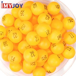 Masa tenisi topu numaraları ile piyango loto üfleme makinesi 4cm piyango topları - Product Image 3