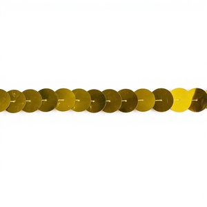 Bobine de paillettes unies couleur jaune Selanusa 20mm Mexique - Product Image 1
