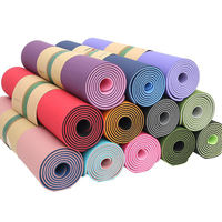 Tapis de yoga TPE Tapis de yoga durables et flexibles pour les amateurs de fitness