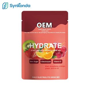 Poudre d'électrolytes faibles en sodium, 30 sachets, <span class=keywords><strong>sans</strong></span> sucre, hydratation instantanée, mélange pour boisson quotidienne, vitamine D, <span class=keywords><strong>sans</strong></span> sucre ajouté, saveurs variées - Product Image 1
