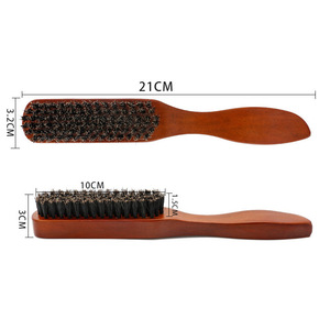 2025 Custom Logo Mini Round Hairbrush Wood Handle <strong>Comb</strong> with Nylon Bristle <strong>Fashionable</strong> Round Barrel Hair Roller for Home Use - Product Image 2