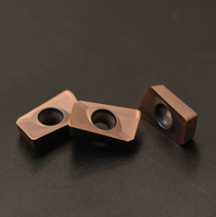 APMT 1135 APMT1604PDER Inserts de fraisage en carbure de tungstène pder Outils CNC Outils de coupe indexables pour acier inoxydable