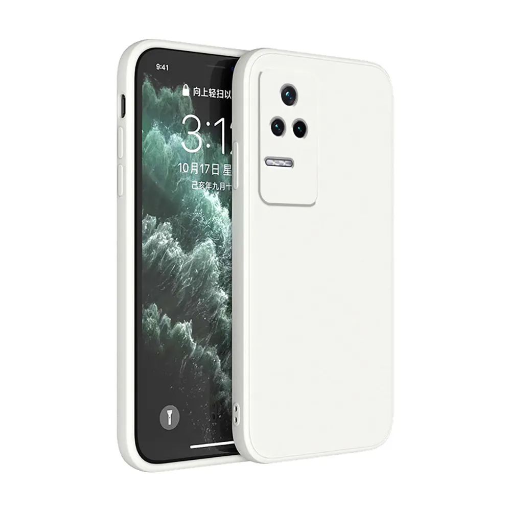 Custodia in gomma siliconica stile semplice per redmi k40s k50 k50 pro k50 ultra antiurto custodia protettiva in plastica