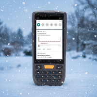 PDA robuste IP66 avec clavier complet, Android 12, longue autonomie, NFC pour la logistique de la chaîne du froid, la collecte de données en entrepôt frigorifique, en stock