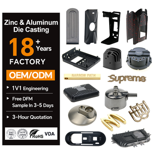 הליהוק שירותים חלקים למות יצוק אלומיניום zamak בסיס electroplating אלקטרוני ip68 מצלמה דיור מותאם אישית - Product Image 1