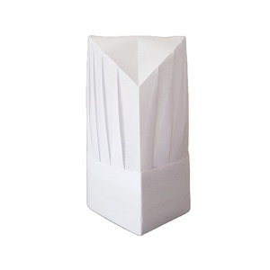 Chapeaux de chef ronds jetables en papier de 9 pouces, réglables, blancs, pour déguisement de chef d'<span class=keywords><strong>Halloween</strong></span>, costume de boulanger - Product Image 6