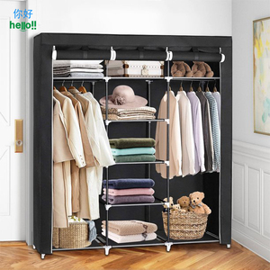 Portable Closet Storage Organizer Clothes Modular <strong>Shoes</strong> <strong>Wardrobe</strong> Modern to Assemble - Product Image 2