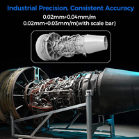 Escáner 3D Creality Sermoon X1 de Grado Metrológico, Escáner Láser Azul de 41 Líneas, Portátil, para Control de Calidad Industrial e Inspección