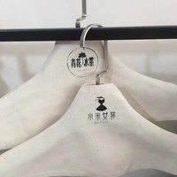 Housse de protection antidérapante pour cintre en coton à un seul niveau, personnalisable avec logo, écologique, Bestiform