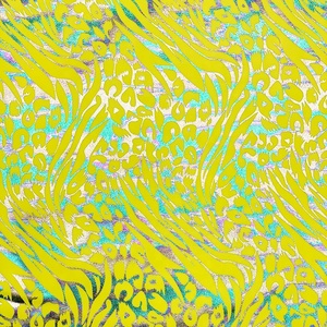 Nouveautés Tissu holographique <span class=keywords><strong>funky</strong></span> métallisé imprimé léopard en nylon spandex extensible pour vêtements de gymnastique et maillots de bain - Product Image 5
