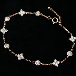 Pulsera Xinfly de Oro de 18k con Diamantes de Laboratorio, Perfecta para Uso Diario y Ocasiones Formales, Regalo de Aniversario - Product Image 4
