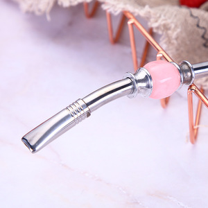 Kim loại thép không gỉ Lọc rơm muỗng Yerba Mate rơm với muỗng - Product Image 3