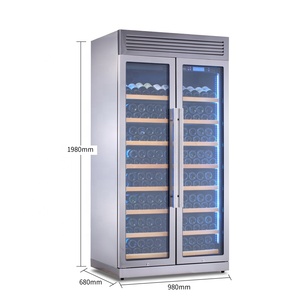 <span class=keywords><strong>Wine</strong></span> Enthusiast 320 Chai LCD Màn Hình Cảm Ứng <span class=keywords><strong>Wine</strong></span> <span class=keywords><strong>Cooler</strong></span> Với Kệ Gỗ - Product Image 2