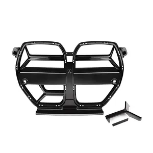 ABS Glossy black M3 M4 Car front grill For BMW G80 G82 G83 M3 M4 2021+ CSL Style auto parts Front Bumper Grill