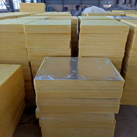 High Density Fiberglass Glass Wool Board Thermal Insulation Fireproof Soundproof Features Sheet Shape Refractory Warehouse