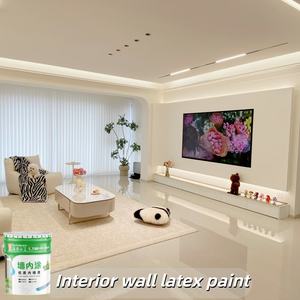 Peinture acrylique latex inodore Wufushan pour murs extérieurs, application au pistolet, pour la rénovation de bâtiments et l'utilisation domestique en extérieur - Product Image 3