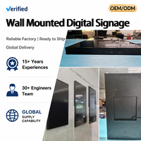 Pantalla Táctil LCD de Marco Delgado OEM, Montada en la Pared, con Sistema Android, para Señalización Digital en Restaurantes y Negocios de Autoservicio
