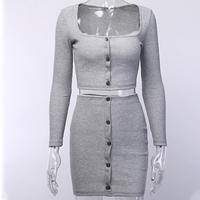 Robe courte à col halter pour femme, manches courtes, coupe trapèze, couleur bonbon, en coton tissé, ensemble décontracté d'été deux pièces, service OEM