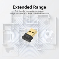 Adaptateur Nano USB BT5.3, clé Bluetooth pour connecter un casque, un clavier, une souris, un haut-parleur Bluetooth, Plug & Play, compatible avec Win11/10/8.1