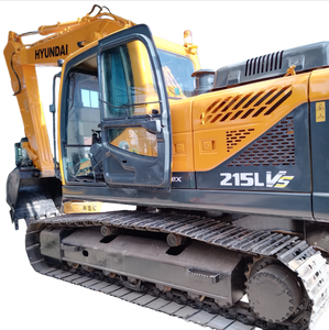 Excavatrice Hyundai 215L d'occasion, 21 tonnes, excavatrice hydraulique sur chenilles d'occasion, bon état, pour la construction - Product Image 1