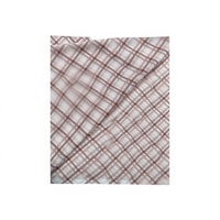 Tissu en daim à armure à carreaux teint en fil 100% lin, écologique, respirant, absorbant l'humidité, poids moyen, vêtements pour femmes