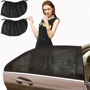 Cortina Universal de aislamiento de malla para coche, parasol <span class=keywords><strong>antimosquitos</strong></span> para ventana lateral de verano - Product Image 1
