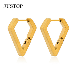 Trending Women's Hoop <b>Earrings</b> OEM/OEM Waterproof Stainless Steel Hypoallergenic Fashion Jewelry 18K Gold Plated - Product Image 2