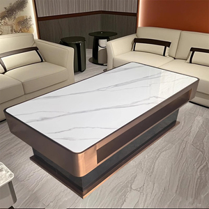 Vô hạn thanh phòng chờ câu lạc bộ đêm Bàn cà phê phong cách đương đại bnct225 Gương thủy tinh với vô cực ánh sáng lên Glow <span class=keywords><strong>LED</strong></span> - Product Image 3