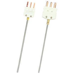 PT100 เครื่องตรวจจับอุณหภูมิแบบต้านทาน WZPK161 แบบหุ้มเกราะ, ชนิดปลั๊กสามขาสีขาว, หัววัดอุณหภูมิแบบต้านทาน - Product Image 1