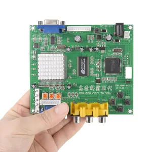 RGB CGA EGA YUV To VGA Signal HD Video Converter Auto Scan CRT LCD PDP Projector PCB HD9800/GBS8200 For Arcade Game Green Board