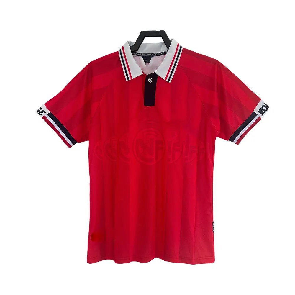 Roupa de futebol esportiva masculina respirável de secagem rápida clássica retrô camisa de futebol clássica camisa de futebol uniformes de futebol