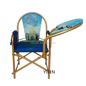 high quality folded prayer chairs church metal muslim chair