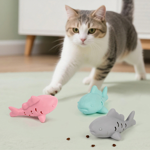Silicone Chat Menthe <span class=keywords><strong>Boule</strong></span> Jouets Interactif Cataire Jouet Dents <span class=keywords><strong>De</strong></span> Nettoyage Catmint Lécher Jouets - Product Image 2