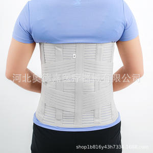 Ceinture de soutien lombaire à usage domestique avec barres en acier, soutien de fixation lombaire pour la rééducation et la sédentarité, soutien dorsal - Product Image 6