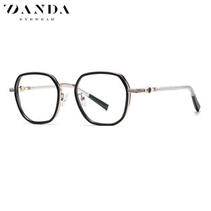 แว่นตา Danda Square Frame TR90 สำหรับผู้หญิง ทรง Retro สำหรับสายตาสั้น ขนาดกลาง เหมาะกับใบหน้ารูปวงรี - Product Image 1