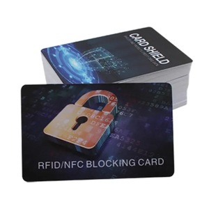 새로 입고된 공장 도매 맞춤 디자인 고품질 방수 13.56MHz <span class=keywords><strong>RFID</strong></span> 차단 카드 도난 방지용 - Product Image 1