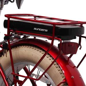 Vélo électrique de golf puissant TEXD, 26 <span class=keywords><strong>pouces</strong></span>, 36V, 250W, moteur de moyeu arrière, frein à disque, 7 vitesses, cadre en alliage, pneus larges - Product Image 5