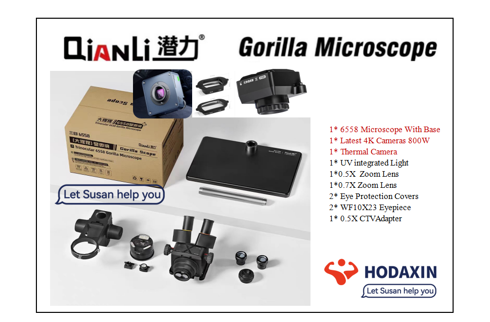 QianLi 6558+ Infrarouge + Caméra 4K Ensemble complet