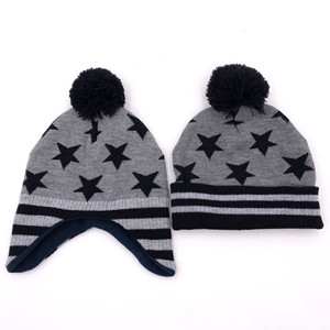 100% acrylique Noël Chapeau Écharpe Gants Ensemble Garçons En Plein Air Différentes Couleurs Enfants <span class=keywords><strong>Bonnet</strong></span> Hiver Enfants Chapeau - Product Image 1