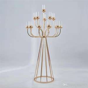 Portavelas Metálico Personalizado con Logotipo, Moderno, para Bodas, Decoración del Hogar, Navidad, Dorado, Redondo, Ecológico, Superventas - Product Image 2