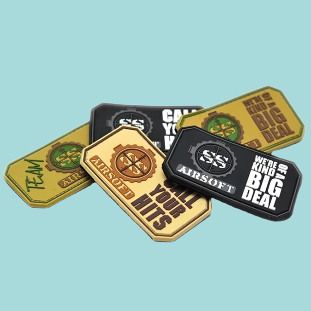 Hot Sale 3D Rubber Patch Wholesale Cartoon Soft Silicone Applique Fashion Clothing Decoration Custom Logo  3D PVC Patch