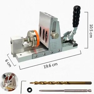 Großhandel Neueste Pocket Hole Fixture System Fixture mit Stufen bohrern für Holz bohrungen