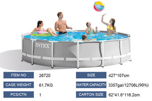 Ensemble de piscine de jardin <span class=keywords><strong>INTEX</strong></span> 26720 Premium 4,27 m x 1,07 m, piscines familiales d'extérieur avec cadre métallique et cadre prismatique, installation facile - Product Image 3