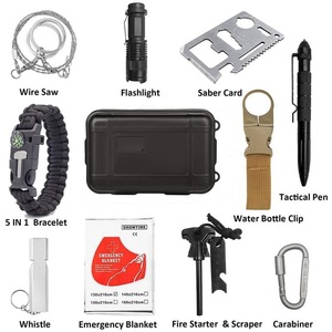 <span class=keywords><strong>Kit</strong></span> de emergencia para vehículos salvajes Kits de <span class=keywords><strong>supervivencia</strong></span> al aire libre Camping <span class=keywords><strong>Montaña</strong></span> Aventura <span class=keywords><strong>Kit</strong></span> táctico de primeros auxilios - Product Image 2