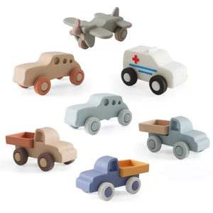 Ambulancias de Silicona de Grado Alimenticio, Camión Montessori, Juguetes Educativos, Niño, Niña, Bebé de 0 a 12 Meses, Regalo <span class=keywords><strong>para</strong></span> Recién Nacido, 1 Unidad - Product Image 1