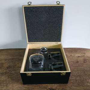 Decantador de <span class=keywords><strong>Whisky</strong></span> de Cristal de Lujo en Oferta, con Caja de Madera, Personalizado, 750 ml, Estilo Americano, Regalo Empresarial - Product Image 6